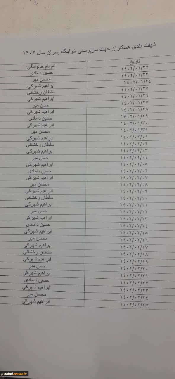 پیام تبریک ریاست دانشکده فنی وحرفه ای زابل جناب آقای دکتر محسن مطهری نژاد به مناسبت فرارسیدن ایام ولادت حضرت معصومه سلام الله علیها و روز دختر و دهه کرامت
 2